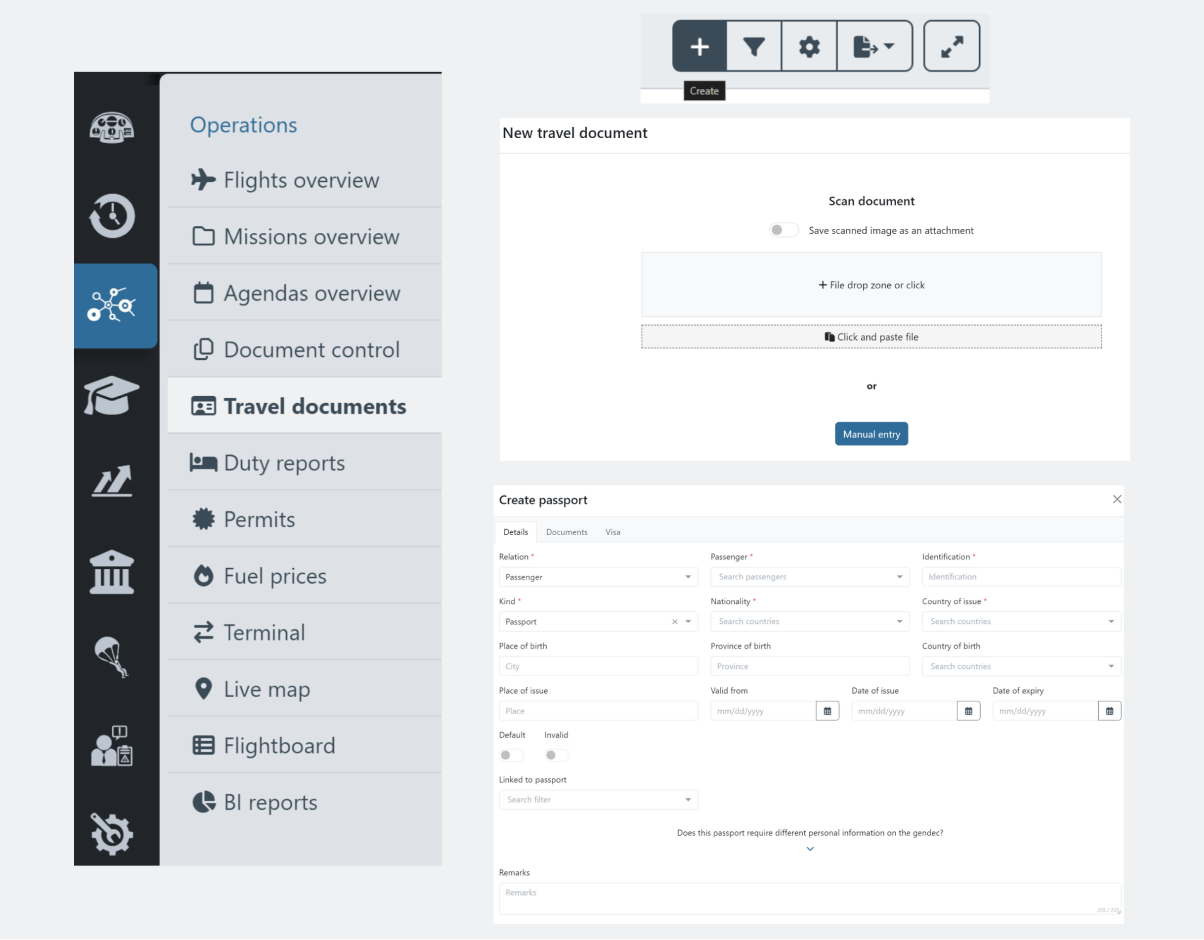 Passenger data entered in the travel documents section in Skylegs  will be processed by PnrGo.